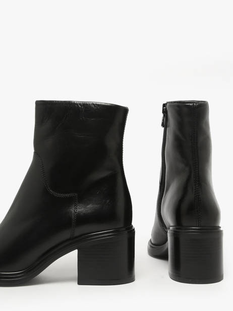 Enkellaarsjes Met Hak Uit Leder Mjus Zwart women L39202 ander zicht 2